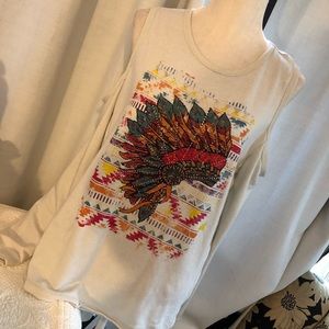 Rock and Roll Cowgirl Cold Shoulder